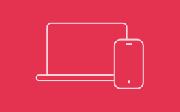 Symbol Laptop und Smartphone